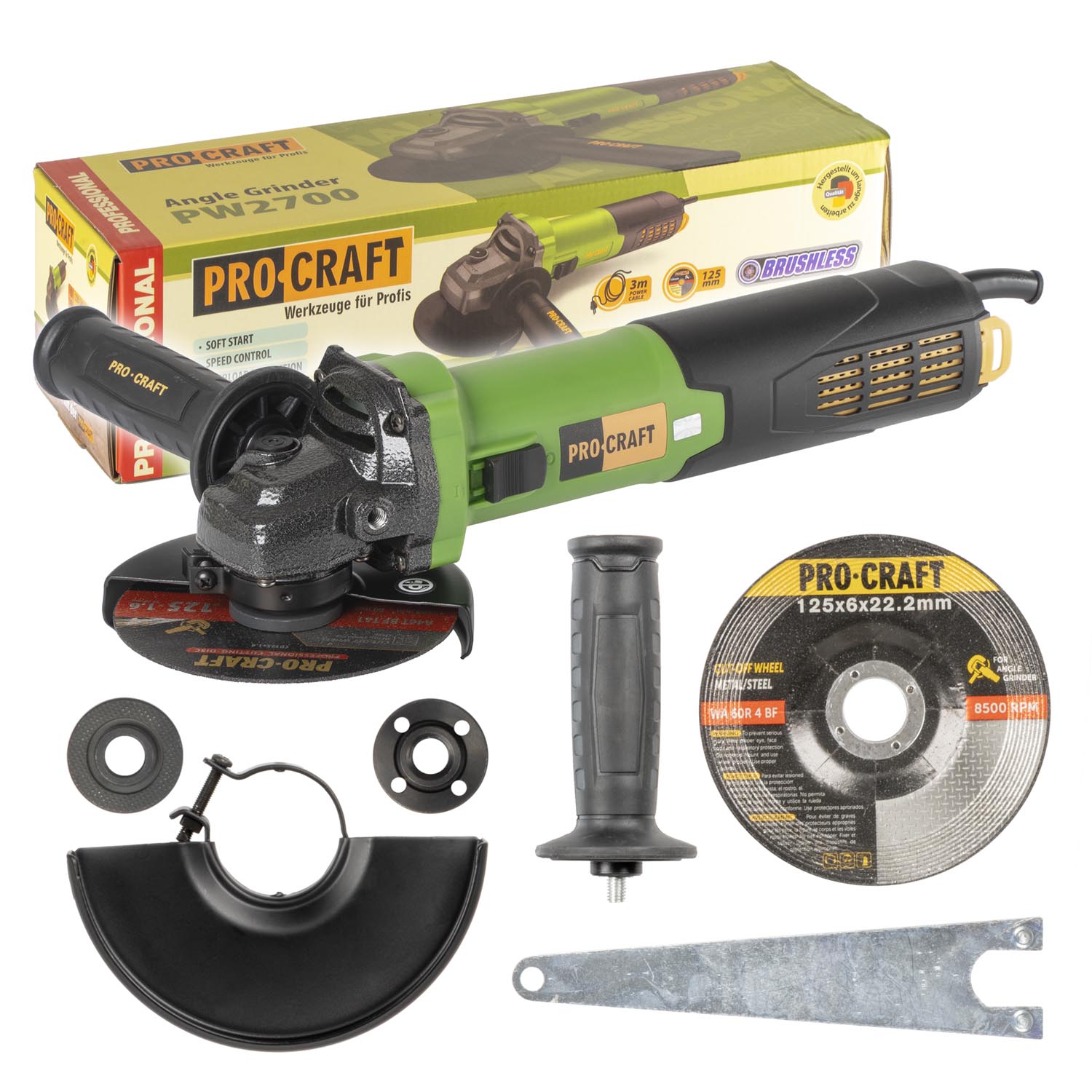 Bruska úhlová Procraft PW2700 | PW2700