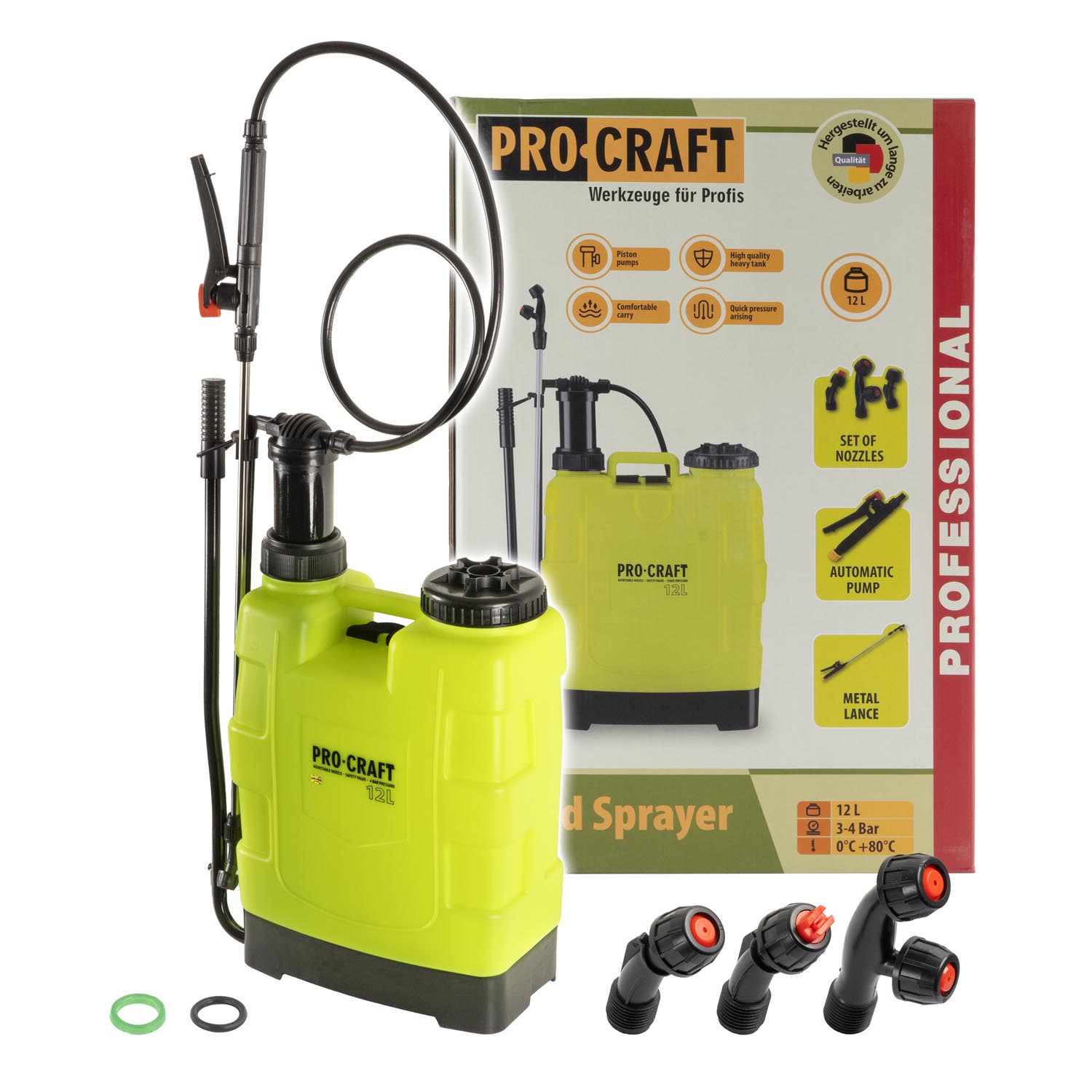 Ruční tlakový postřikovač Procraft HS-12 | HS-12