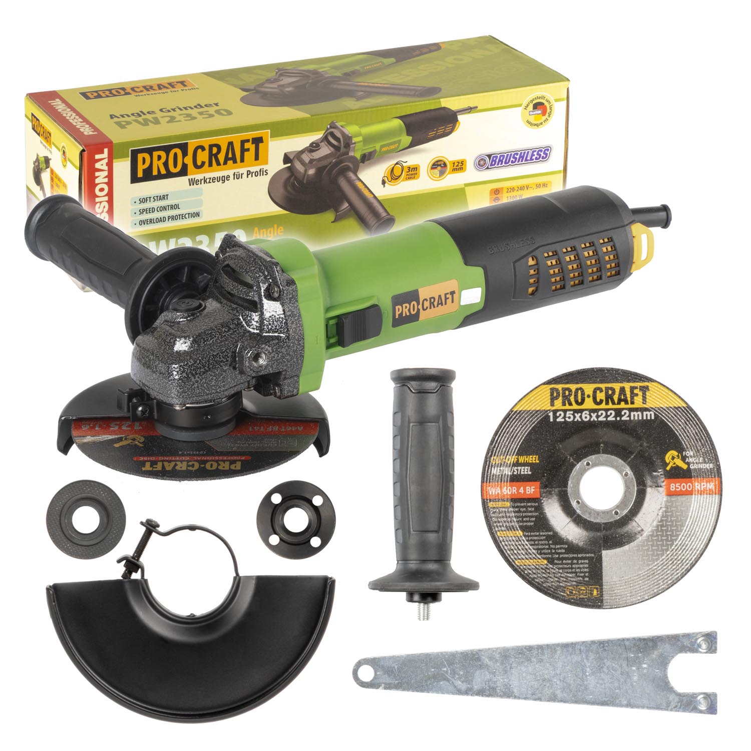Bruska úhlová Procraft PW2350 | PW2350